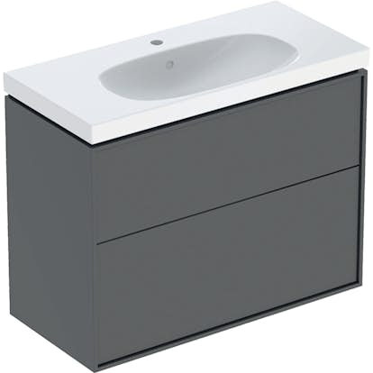 Tvättställsskåp Ifö Sense Art Kompakt 90 med Avställningsyta och 2 Lådor