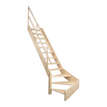 Hemstrapp Dolle Normandie L-form med Rekkverk