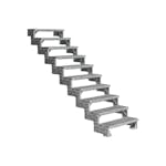 Hagetrapp Dolle Gardentop Gittertrinn uten Rekkverk