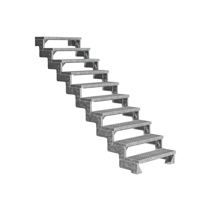 Hagetrapp Dolle Gardentop Gittertrinn uten Rekkverk