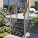 Hagetrapp Dolle Gardentop Trimax med Nordic Rekkverk
