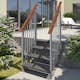 Hagetrapp Dolle Gardentop Trimax med Nordic Rekkverk