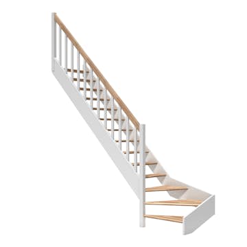 Plassbesparende Trapp Dolle Paris med Firkantet Rekkverk