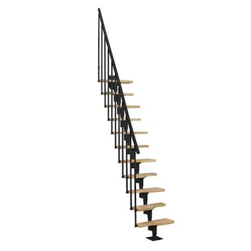 Plassbesparende Trapp Dolle Atlanta II med Ekstra Rekkverksf