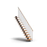 Plassbesparende Trapp Dolle Frankfurt Eik Oljet Rett Classic II