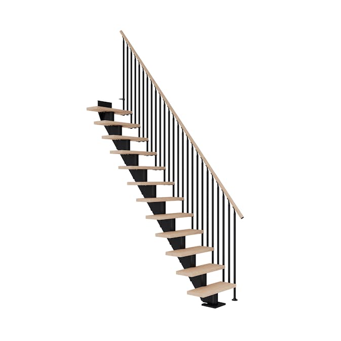 Plassbesparende Trapp Dolle Frankfurt Eik Hvitoljet Rett Classic III