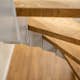Plassbesparende Trapp Dolle Hamburg Eik Oljet 1/4-Sving Design