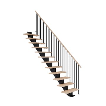 Plassbesparende Trapp Dolle Hamburg Eik Hvitoljet Rett Classic III