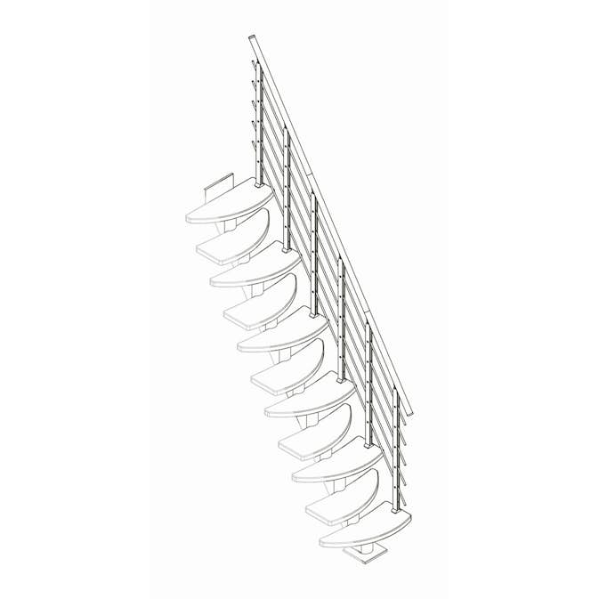 Ekstra Trapperekkverk Dolle Berlin Design Eik Oljet