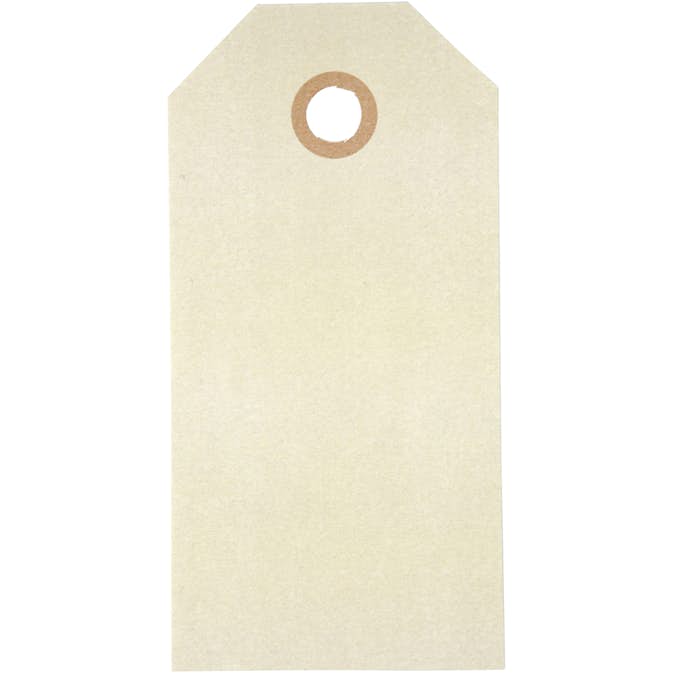 Manillamerker Creativ Company Str 5x10 cm Natur 1 Pk