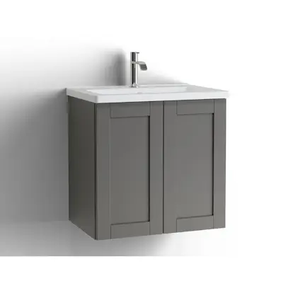 Tvättställsskåp Vedum Free 600 Compact med 2 Luckor