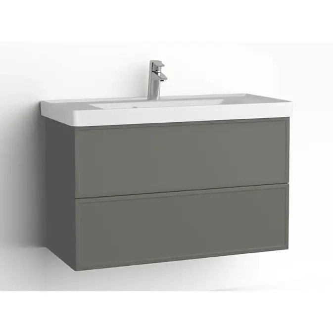 Tvättställsskåp Vedum Mezzo 900 med 2 Lådor