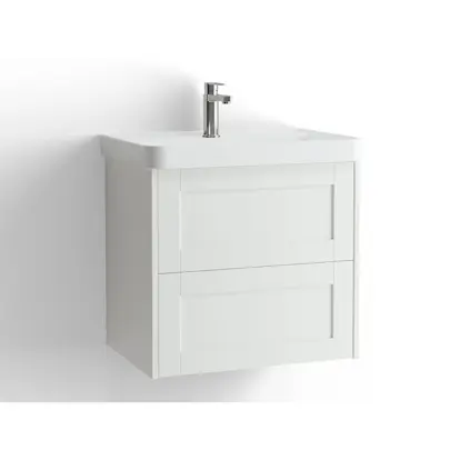 Tvättställsskåp Vedum Mezzo Frame 600 med 2 Lådor