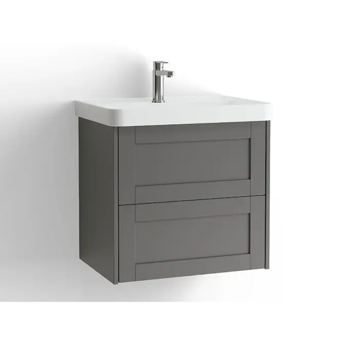 Tvättställsskåp Vedum Mezzo Frame 600 med 2 Lådor