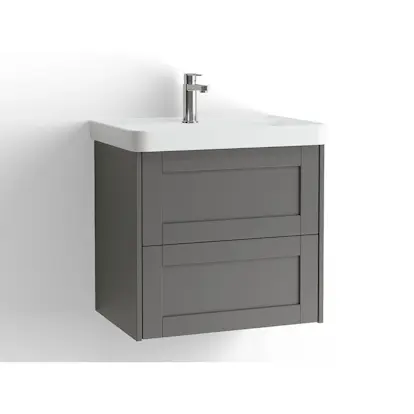 Tvättställsskåp Vedum Mezzo Frame 600 med 2 Lådor