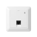 Modularuttak Elko 1xRJ45 RS Renhvit