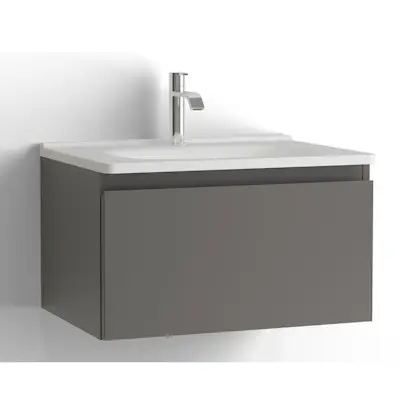 Tvättställsskåp Vedum Flow 600x413 med 1 Låda