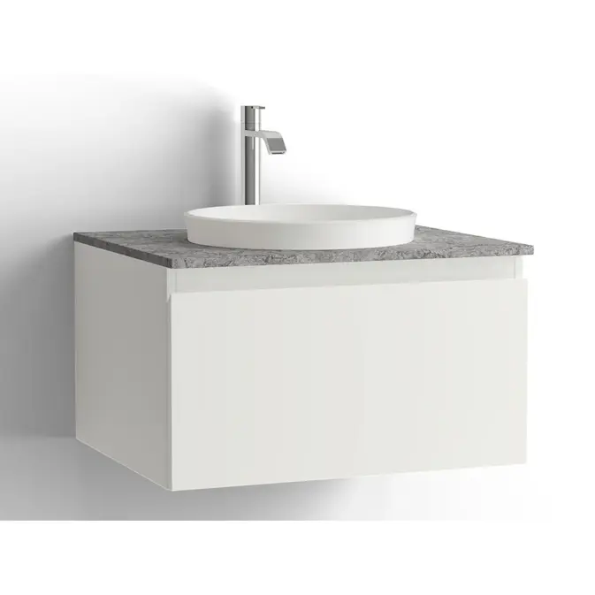 Tvättställsskåp Vedum Flow 600x478 med 1 Låda