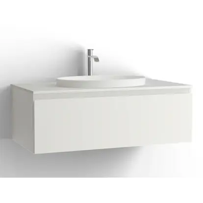 Tvättställsskåp Vedum Flow 1000 med 1 Låda