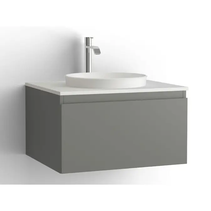 Tvättställsskåp Vedum Flow 600x478 med 1 Låda