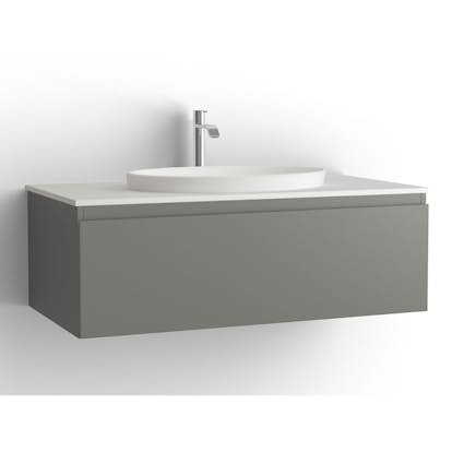 Tvättställsskåp Vedum Flow 1000 med 1 Låda