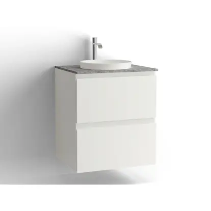 Tvättställsskåp Vedum Flow 600x478 med 2 Lådor