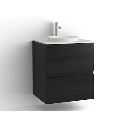 Tvättställsskåp Vedum Flow 600x478 med 2 Lådor