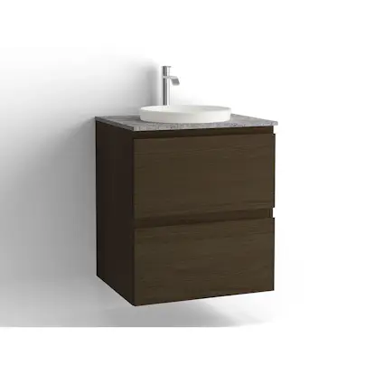 Tvättställsskåp Vedum Flow 600x478 med 2 Lådor