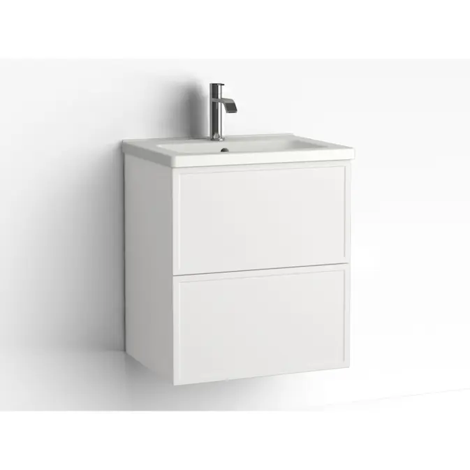 Tvättställsskåp Vedum Free 500 med 2 Lådor