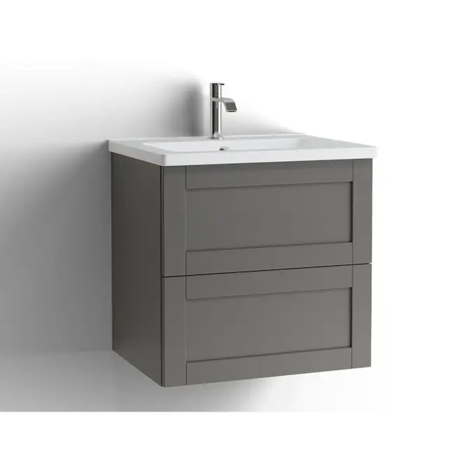 Tvättställsskåp Vedum Free 600 med 2 Lådor