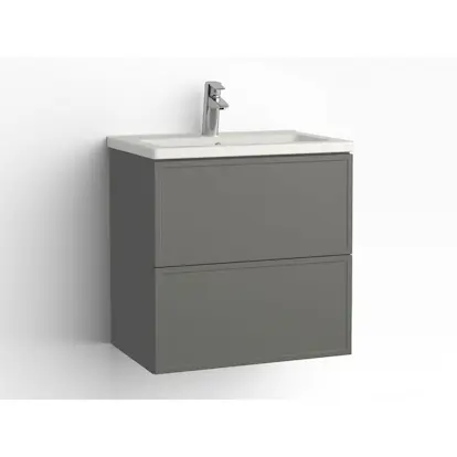 Tvättställsskåp Vedum Free 600 Compact med 2 Lådor