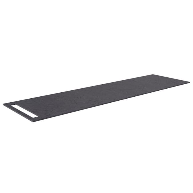 Benkeplate Korsbakken med Håndkleholder
