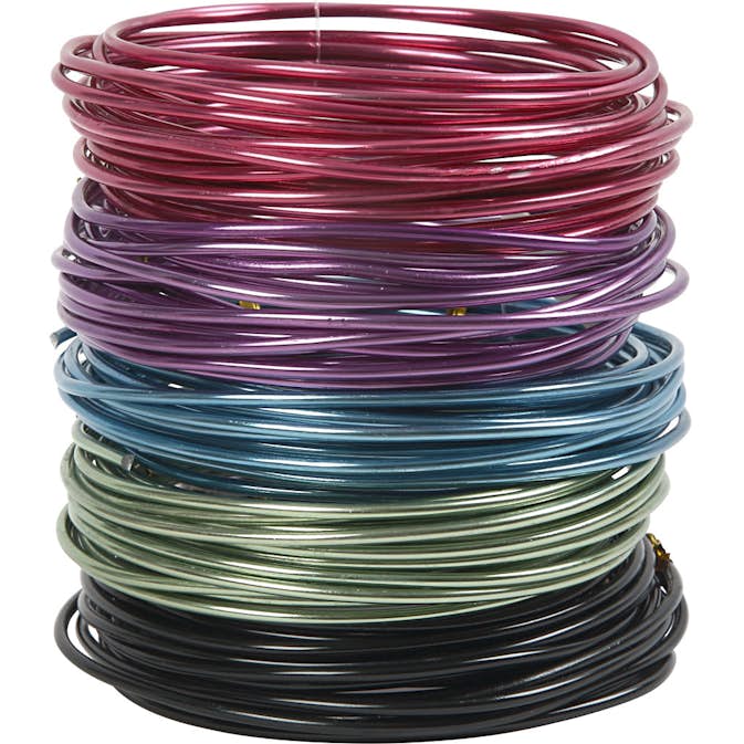 Bonzaitråd Creativ Company Ass Farger Tykkelse 3 mm 5 stk 5 m/1 Pk