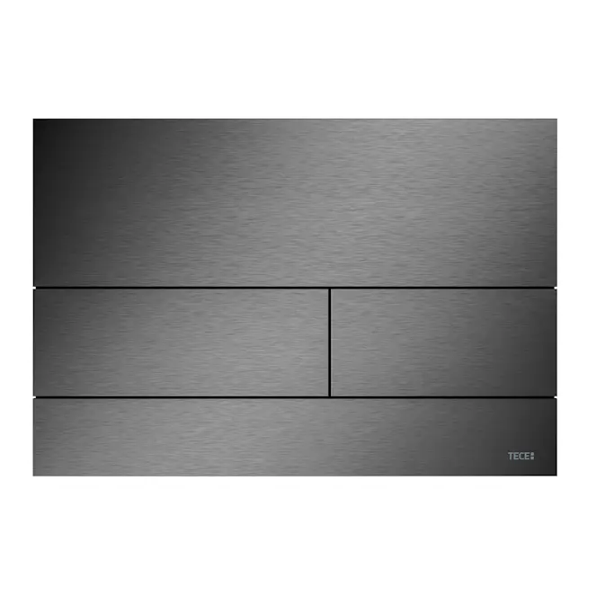 Spolknapp TECE Square PVD-Belagd Extra Platt Design