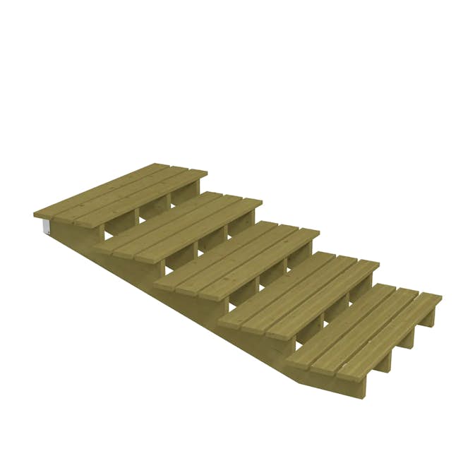 Terrassetrapp PLUS Trinndybde 39 cm B120