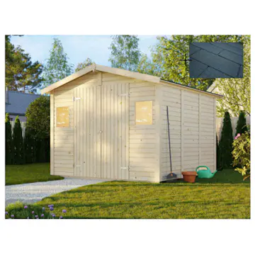 Redskapsbod Palmako Dan 7,7 m2 med Takshingel