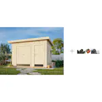 Redskapsbod Palmako Kalle 6,6 m2 med Papp, Spiker og SBS Takbelegg