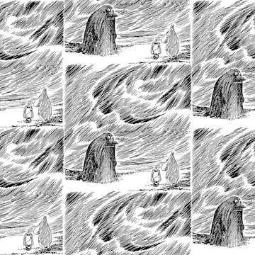 Tapet Paintpart Mumin 3 5356-1