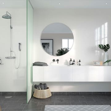 Baderomspanel Fibo 2094-00 S White