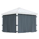 Vegger Canopia by Palram 4-pk til Dallas Paviljong 4,2x4,2 m