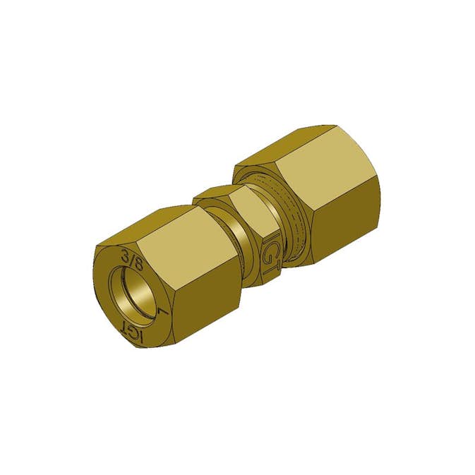 Skjøtekobling Sunwind 3/8 M/Støttehylse