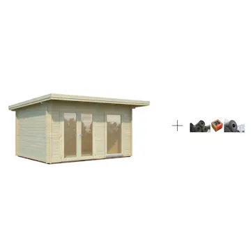 Anneks Palmako Heidi 11,7 m2 med Papp, Spiker og SBS Takbelegg