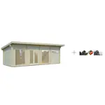 Anneks Palmako Heidi 22,8 m2 med Papp, Spiker og SBS Takbelegg