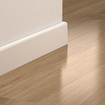 Sokkellist Pergo til Laminatgulv Malbar Hvit/Malbar, 2400x14x58 Outlet