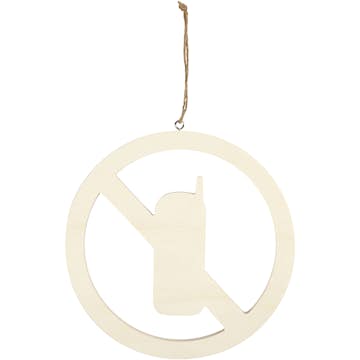 Skilt Creativ Company Mobiltelefon Forbudt