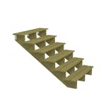Terrassetrapp PLUS Trinndybde 25 cm B120