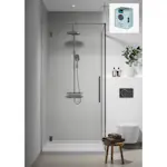 Baderomspanel Fibo 2145-M6030 S Grey Cement med Monteringsskruer