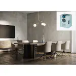 Baderomspanel Fibo 2204-LM6060 Cracked Cement med Monteringsskruer