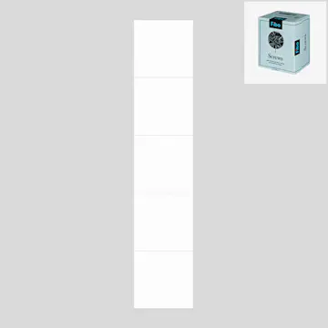 Baderomspanel Fibo 3091-LM6060 Denver White med Monteringsskruer