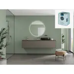 Baderomspanel Fibo 5206-M10 EM Olivegreen med Monteringsskruer